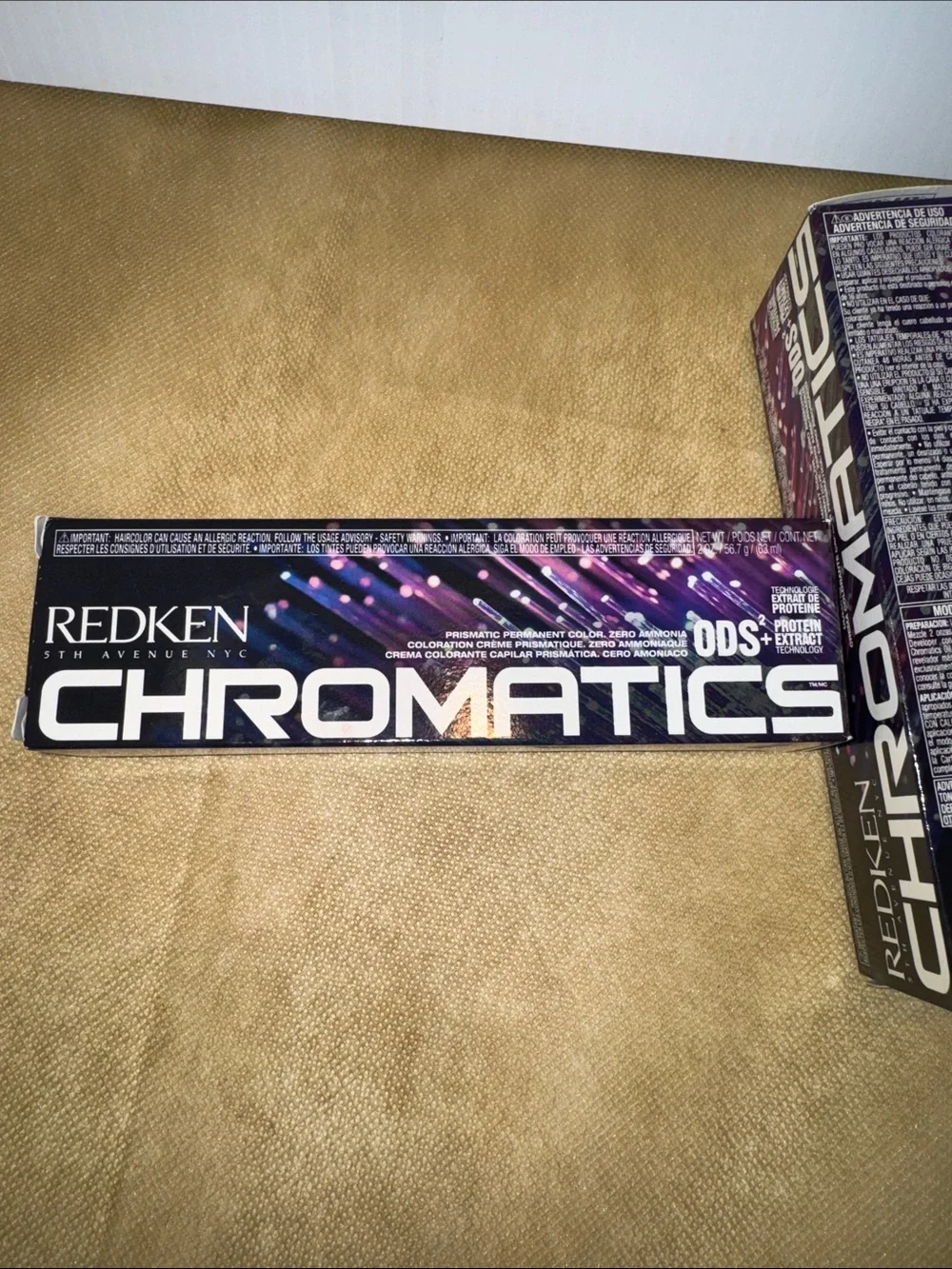 Redken Chromatics Hair Color Tube and Boxes - Purple and Black